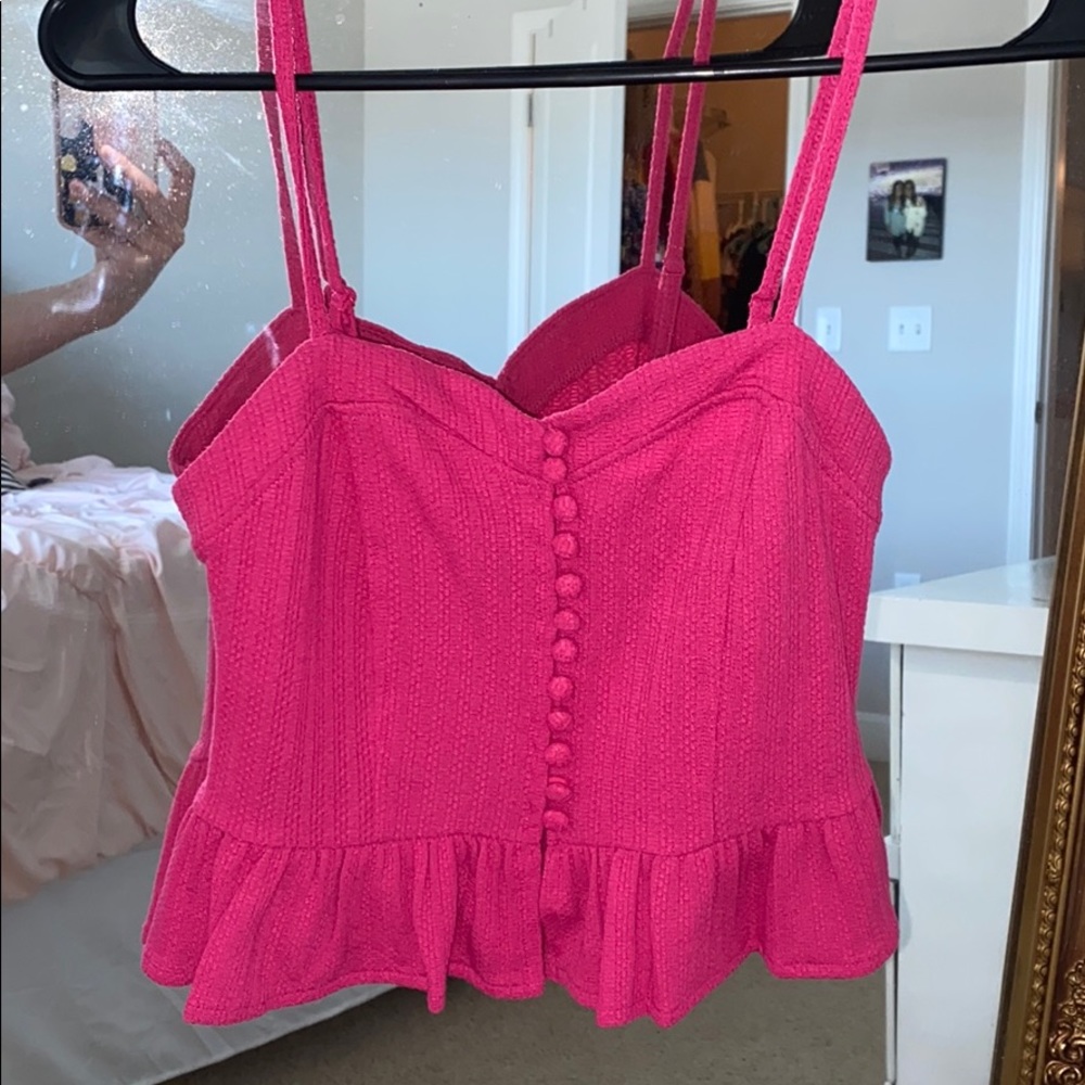 Hot Pink Forever 21 Tank Top